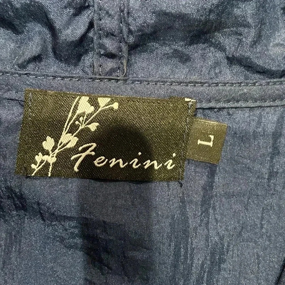 Fenini | Hooded Nylon Sleeveless Zip Up - Picture 4 of 5